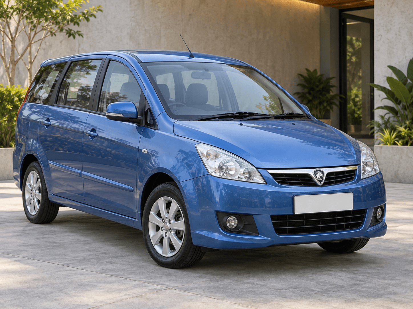 Imej ilustrasi · bukan kenderaan sebenar: 2010 Proton Exora